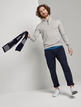 Pullover mit Rollkragen - Männer - offwhite fine stripe Pullover mit Rollkragen - Männer - offwhite fine stripe - 3 - TOM TAILOR