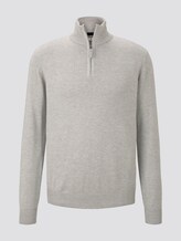 Pullover mit Rollkragen - Männer - offwhite fine stripe Pullover mit Rollkragen - Männer - offwhite fine stripe - 7 - TOM TAILOR