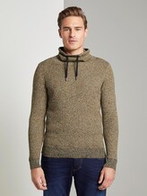 Strukturierter Hoodie - Männer - navy mouline structure Strukturierter Hoodie - Männer - navy mouline structure - 1 - TOM TAILOR