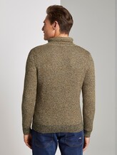 Strukturierter Hoodie - Männer - navy mouline structure Strukturierter Hoodie - Männer - navy mouline structure - 2 - TOM TAILOR