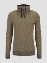 Strukturierter Hoodie - Männer - navy mouline structure Strukturierter Hoodie - Männer - navy mouline structure - 7 - TOM TAILOR