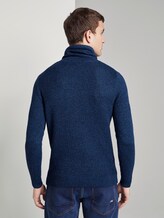 Strukturierter Hoodie - Männer - blue mouline structure Strukturierter Hoodie - Männer - blue mouline structure - 2 - TOM TAILOR
