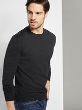 gestreifter Pullover - Männer - grey fine stripe gestreifter Pullover - Männer - grey fine stripe - 5 - TOM TAILOR