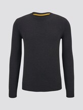 gestreifter Pullover - Männer - grey fine stripe gestreifter Pullover - Männer - grey fine stripe - 7 - TOM TAILOR