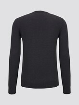 gestreifter Pullover - Männer - grey fine stripe gestreifter Pullover - Männer - grey fine stripe - 8 - TOM TAILOR
