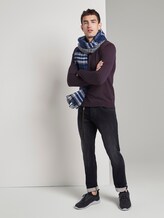 gestreifter Pullover - Männer - burgundy fine stripe gestreifter Pullover - Männer - burgundy fine stripe - 3 - TOM TAILOR