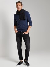 gestreifter Pullover - Männer - blue fine stripe gestreifter Pullover - Männer - blue fine stripe - 3 - TOM TAILOR