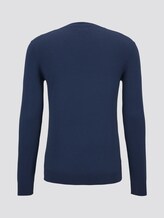 gestreifter Pullover - Männer - blue fine stripe gestreifter Pullover - Männer - blue fine stripe - 8 - TOM TAILOR