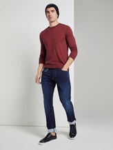 gestreifter Pullover - Männer - red fine stripe gestreifter Pullover - Männer - red fine stripe - 3 - TOM TAILOR