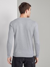 gestreifter Pullover - Männer - offwhite fine stripe gestreifter Pullover - Männer - offwhite fine stripe - 2 - TOM TAILOR