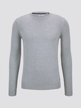 gestreifter Pullover - Männer - offwhite fine stripe gestreifter Pullover - Männer - offwhite fine stripe - 7 - TOM TAILOR