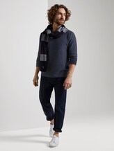 Strukturiertes Sweatshirt - Männer - navy grey heather melange Strukturiertes Sweatshirt - Männer - navy grey heather melange - 3 - TOM TAILOR