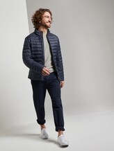 Strukturiertes Sweatshirt - Männer - off white grey heather melange Strukturiertes Sweatshirt - Männer - off white grey heather melange - 3 - TOM TAILOR