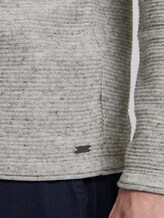 Strukturiertes Sweatshirt - Männer - off white grey heather melange Strukturiertes Sweatshirt - Männer - off white grey heather melange - 9 - TOM TAILOR