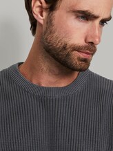 Pullover mit Rundhalsausschnitt - Männer - Cyber Grey Pullover mit Rundhalsausschnitt - Männer - Cyber Grey - 9 - TOM TAILOR