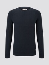 Pullover mit Raglanärmeln - Männer - Sky Captain Blue Pullover mit Raglanärmeln - Männer - Sky Captain Blue - 7 - TOM TAILOR Denim