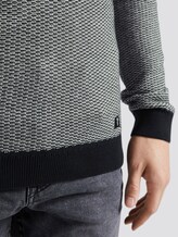Pullover in Jacquard Optik - Männer - blue two toned jacquard Pullover in Jacquard Optik - Männer - blue two toned jacquard - 9 - TOM TAILOR Denim