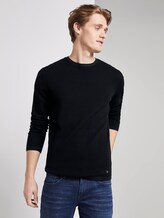 strukturierter Pullover - Männer - blue striped structure strukturierter Pullover - Männer - blue striped structure - 5 - TOM TAILOR Denim
