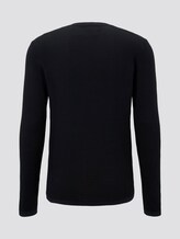 strukturierter Pullover - Männer - blue striped structure strukturierter Pullover - Männer - blue striped structure - 8 - TOM TAILOR Denim