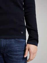 strukturierter Pullover - Männer - blue striped structure strukturierter Pullover - Männer - blue striped structure - 9 - TOM TAILOR Denim