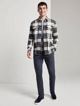 Flanellhemd - Männer - grey white big check Flanellhemd - Männer - grey white big check - 3 - TOM TAILOR