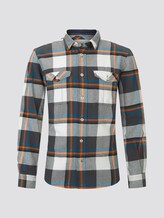 Flanellhemd - Männer - grey white big check Flanellhemd - Männer - grey white big check - 7 - TOM TAILOR