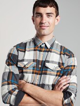 Flanellhemd - Männer - grey white big check Flanellhemd - Männer - grey white big check - 9 - TOM TAILOR