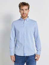 Hemd in Twill-Optik - Männer - light blue herringbone struct Hemd in Twill-Optik - Männer - light blue herringbone struct - 1 - TOM TAILOR