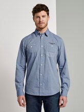 Chambray overhemd - Mannen - blue honeycomb chambray Chambray overhemd - Mannen - blue honeycomb chambray - 1 - TOM TAILOR