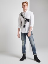 Hemd mit Stretchanteil - Männer - White Hemd mit Stretchanteil - Männer - White - 3 - TOM TAILOR Denim