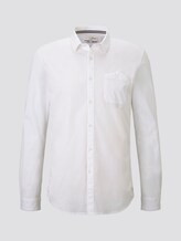 Hemd mit Stretchanteil - Männer - White Hemd mit Stretchanteil - Männer - White - 7 - TOM TAILOR Denim