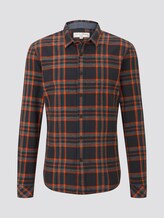 kariertes Hemd - Männer - black petrol red check kariertes Hemd - Männer - black petrol red check - 7 - TOM TAILOR Denim