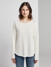 Shirt met lange mouwen - Frauen - Gardenia White Shirt met lange mouwen - Frauen - Gardenia White - 1 - TOM TAILOR Denim