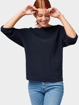 Pullover mit Streifenstruktur - Frauen - Sky Captain Blue Pullover mit Streifenstruktur - Frauen - Sky Captain Blue - 5 - TOM TAILOR