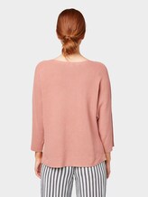 Pullover mit Streifenstruktur - Frauen - Vintage-Rose Pullover mit Streifenstruktur - Frauen - Vintage-Rose - 2 - TOM TAILOR