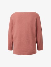 Pullover mit Streifenstruktur - Frauen - Vintage-Rose Pullover mit Streifenstruktur - Frauen - Vintage-Rose - 8 - TOM TAILOR
