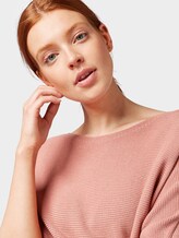Pullover mit Streifenstruktur - Frauen - Vintage-Rose Pullover mit Streifenstruktur - Frauen - Vintage-Rose - 9 - TOM TAILOR