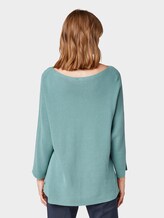 Pullover mit Streifenstruktur - Frauen - Mineral Stone Blue Pullover mit Streifenstruktur - Frauen - Mineral Stone Blue - 2 - TOM TAILOR