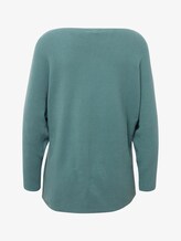 Pullover mit Streifenstruktur - Frauen - Mineral Stone Blue Pullover mit Streifenstruktur - Frauen - Mineral Stone Blue - 8 - TOM TAILOR