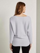 strukturierter Pullover - Frauen - Marble Beige Melange strukturierter Pullover - Frauen - Marble Beige Melange - 2 - TOM TAILOR Denim