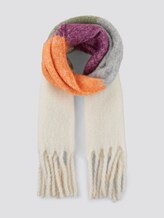 Schal mit Colorblocking - Frauen - green berry stripe Schal mit Colorblocking - Frauen - green berry stripe - 7 - TOM TAILOR Denim