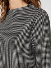 Sweatshirt with stand-up collar - Women - Houndstooth Sweatshirt with stand-up collar - Women - Houndstooth - 9 - TOM TAILOR Denim