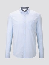 Hemd mit kleinem Karomuster - Männer - light blue white mini vichy Hemd mit kleinem Karomuster - Männer - light blue white mini vichy - 7 - TOM TAILOR Denim
