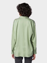 Oversized blouse met tape-detail - Vrouwen - light mint green Oversized blouse met tape-detail - Vrouwen - light mint green - 2 - TOM TAILOR Denim