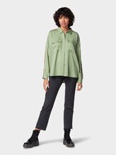 Oversized blouse met tape-detail - Vrouwen - light mint green Oversized blouse met tape-detail - Vrouwen - light mint green - 3 - TOM TAILOR Denim
