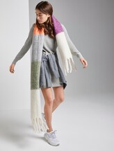 gepunktetes Strickkleid - Frauen - Light Silver Grey Mélange gepunktetes Strickkleid - Frauen - Light Silver Grey Mélange - 3 - TOM TAILOR Denim