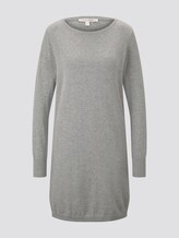 gepunktetes Strickkleid - Frauen - Light Silver Grey Mélange gepunktetes Strickkleid - Frauen - Light Silver Grey Mélange - 7 - TOM TAILOR Denim