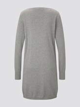 gepunktetes Strickkleid - Frauen - Light Silver Grey Mélange gepunktetes Strickkleid - Frauen - Light Silver Grey Mélange - 8 - TOM TAILOR Denim