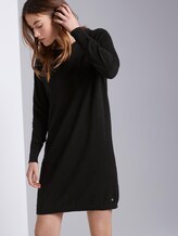 gepunktetes Strickkleid - Frauen - Deep Black gepunktetes Strickkleid - Frauen - Deep Black - 5 - TOM TAILOR Denim