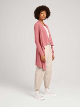 Vest met knoop - Vrouwen - blush rose melange Vest met knoop - Vrouwen - blush rose melange - 3 - TOM TAILOR
